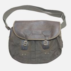 §§ Barbour バブアー ショルダーバッグ ブラウン Bランク