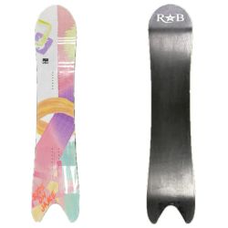 §§ RAYBACK SNOW SURFING スノーボード 4’10” 147.5cm 程度BC SWORDFISH マルチカラー Cランク