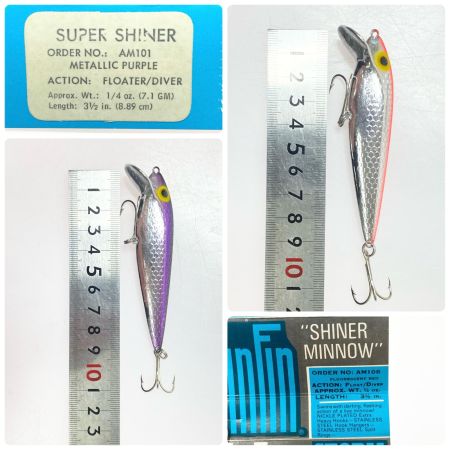  ThinFin ルアー ミノー HOT’N TOT、SHINER 18個まとめ シール跡あり