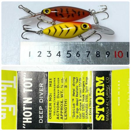  ThinFin ルアー ミノー HOT’N TOT、SHINER 18個まとめ シール跡あり