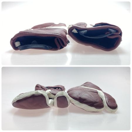  OGASAKA オガサカ グローブ 程度B ブラウン×ホワイト