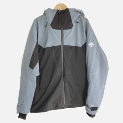 §§ DESCENTE デサント スキーウェア(ジャケット) XO 程度B DW4FJK54U シミ有 ライトグレー Bランク