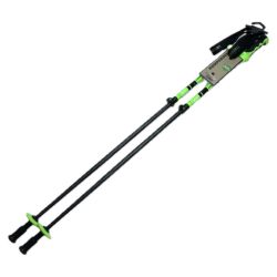 §§ KOMPERDELL コンパーデル ストック 100-125cm 程度B ブラック×グリーン Bランク