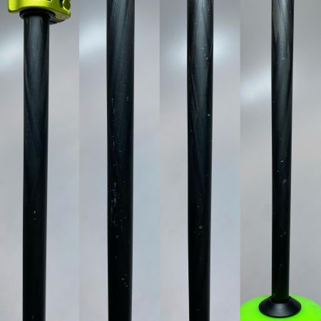  KOMPERDELL コンパーデル ストック 100-125cm 程度B ブラック×グリーン