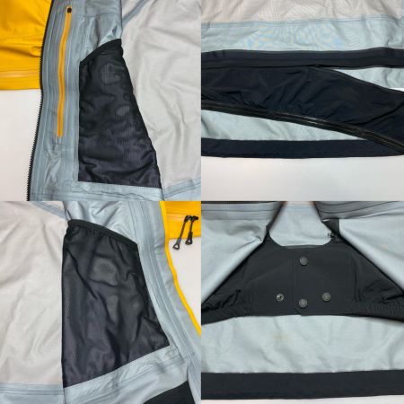  THE NORTH FACE ザノースフェイス スノーボードウェア パウダーガイドライトジャケット SIZE L 程度B NS62305 イエロー