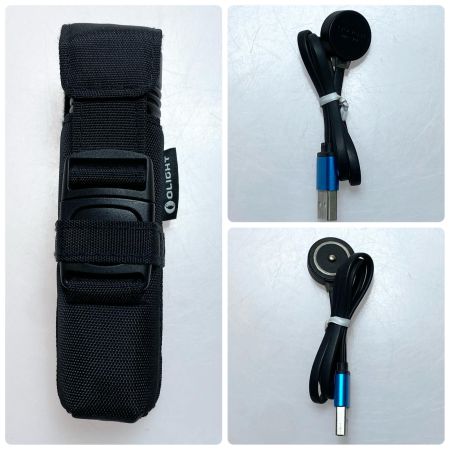  OLIGHT LEDフラッシュライト 程度B マグネットケーブル・充電池2個・ケース付 Seeker 3 Pro