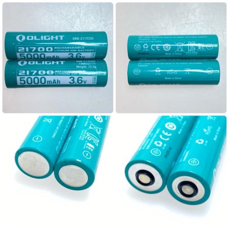  OLIGHT LEDフラッシュライト 箱イタミ有 程度A マグネットケーブル・充電池2個・ケース・外箱付 WARRIOR ULTRA