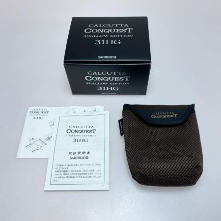  SHIMANO シマノ 24カルカッタコンクエスト シャローエディション 31HG 046741 ベイトリール 程度AB