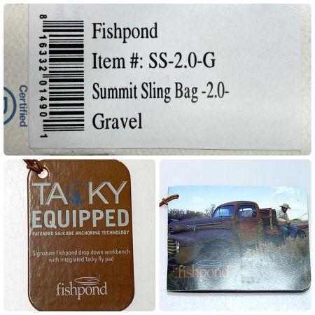  fishpond フィッシングバッグ サミットスリングバッグ 2.0