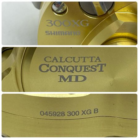  SHIMANO シマノ ベイトリール 23カルカッタコンクエスト md 300XG 程度A 箱付 045928