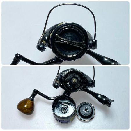  SHIMANO シマノ スピニングリール 24ツインパワー C3000MHG 程度AB 純正ハンドル・ウッドハンドルノブ・箱付 046819