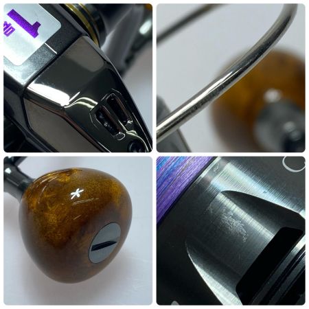  SHIMANO シマノ スピニングリール 24ツインパワー C3000MHG 程度AB 純正ハンドル・ウッドハンドルノブ・箱付 046819