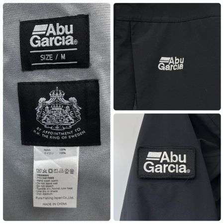  Abu Garcia アブガルシア フィッシングジャケット SIZE M ウォータープルーフジャケット ニオイ・使用感有 ブラック