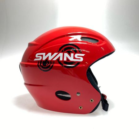  SWANS スワンズ ヘルメット 54-58cm 程度B レッド