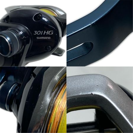  SHIMANO シマノ リール ベイトリール 17グラップラー 301HG 程度C 03744