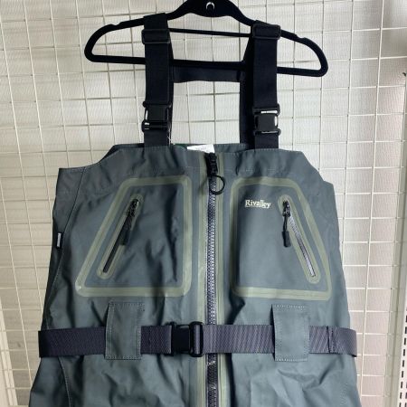  Rivalley リバレイ RV アクアマチック ZIPチェストハイストッキングウェイダー M/25.5 グレー 5318 程度B