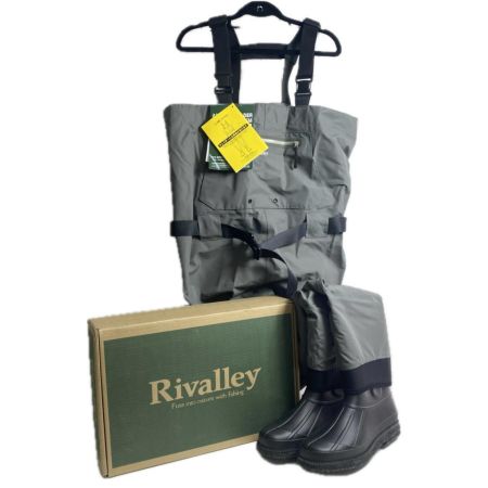  Rivalley リバレイ RV 3Dチェストハイウェーダー LL/27.5 グレー 5353 程度B