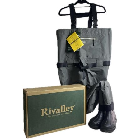  Rivalley リバレイ RV 3D チェストハイウェーダー M/25.5 グレー 5353 程度B