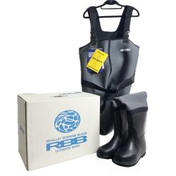 §§ Rivalley リバレイ RBB クロロプレンウェイダー M/25.5 グレー 8823 程度B Bランク