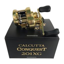 ■■ SHIMANO シマノ 22カルカッタコンクエスト 201XG ベイトリール 044419 箱・リールポーチ付 Aランク