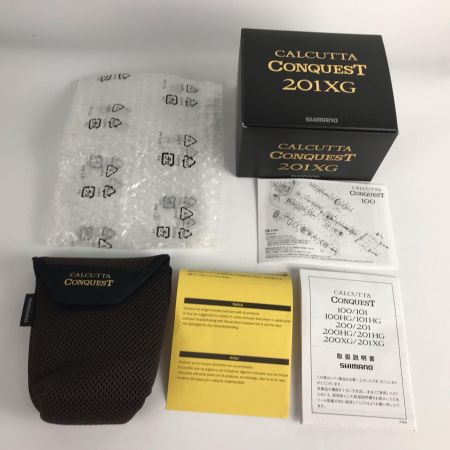  SHIMANO シマノ 22カルカッタコンクエスト 201XG ベイトリール 044419 箱・リールポーチ付