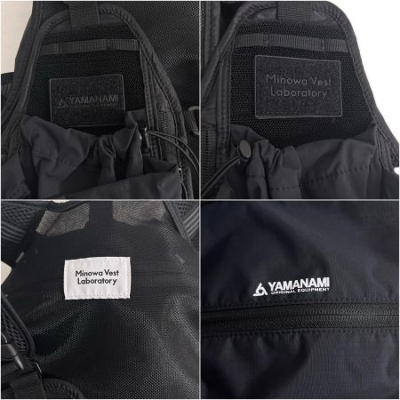  山波商店 フィッシングベスト ミノワベストラボラトリー モビリティベスト ブラック