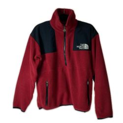 §§ THE NORTH FACE ザノースフェイス フリースジャケット SIZE M 程度C NL-3170 NL-3170 レッド×ブラック Cランク