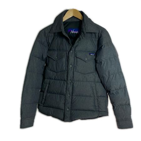  NANGA ナンガ ダウンジャケット SIZE S 程度C グレー