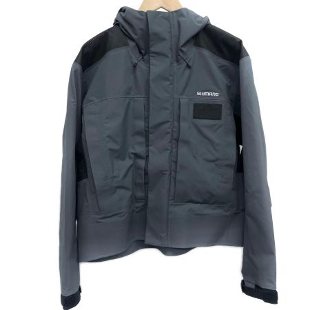  SHIMANO シマノ ウェーディング レインジャケット 03 SIZE L RA-065Y チャコールグレー