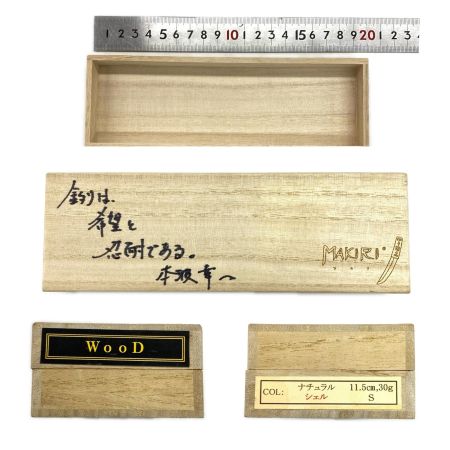  Honnami Spirit ホンナミ スピリット マキリ ナチュラル シェル 30g 11.5cm S 箱付 程度B