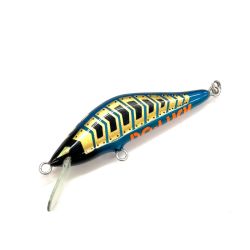§§ 安比釣道楽 ハンドメイド ルアー シンキング DO-LUCK BALSA MINNOW T-552 55mm 5g Bランク