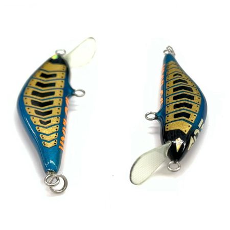  安比釣道楽 ハンドメイド ルアー シンキング DO-LUCK BALSA MINNOW T-552 55mm 5g