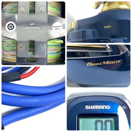  SHIMANO シマノ 電動リール 19ビーストマスター 6000 程度B 3.7km/52.0h 03981