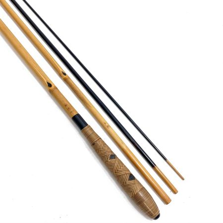   ロッド ヘラ竿 和竿 幹春 口巻 14尺 4本継 竿袋付き