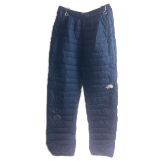 THE NORTH FACE ザノースフェイス ダウンパンツ SIZE M 補修あり NYW81405 ネイビー THE NORTH FACE ザノースフェイス ダウンパンツ SIZE M 補修あり