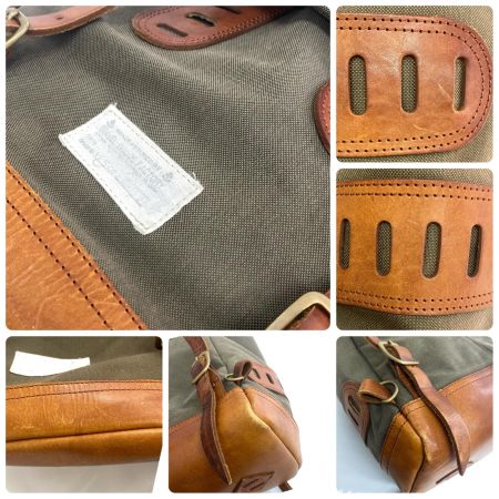  Vasco Equipment ナイロンクロスレザーオールドバックパック  VSE-203 オリーブ