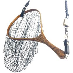 §§ FISH OWL フィッシュアウル ランディングネット シリアルナンバー1052 リーシュコード付 Bランク