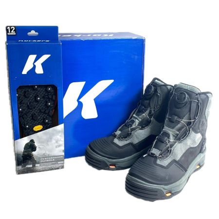  korkers コーカーズ DarkHorse ダークホース 30cm(US12) 替えソール付 FB4710 グレー