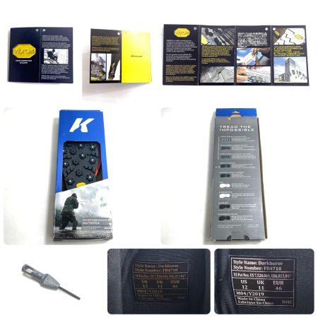  korkers コーカーズ DarkHorse ダークホース 30cm(US12) 替えソール付 FB4710 グレー