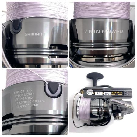  SHIMANO シマノ スピニングリール 24ツインパワー 4000XG 程度A 箱付 046871