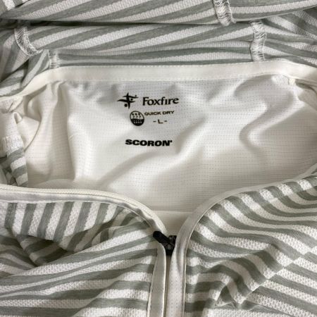  Foxfire フォックスファイヤー ジップパーカー SIZE L SCORON 8215774 8215774 ホワイト