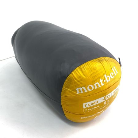  mont･bell モンベル シュラフ シームレスダウンハガー800 #2 R/ZIP イエロー 1121400