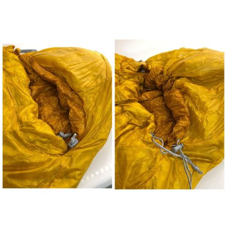  mont･bell モンベル シュラフ シームレスダウンハガー800 #2 R/ZIP イエロー 1121400