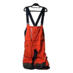 §§ SIMMS フィッシングウェア チャレンジャー・インシュレーテッド・ビブ SIZE M オレンジ×ブラック Bランク