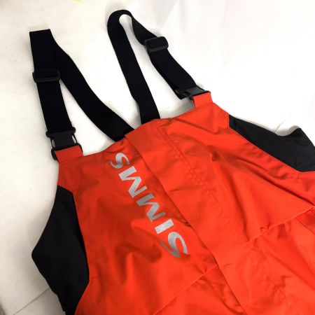  SIMMS フィッシングウェア チャレンジャー・インシュレーテッド・ビブ SIZE M オレンジ×ブラック