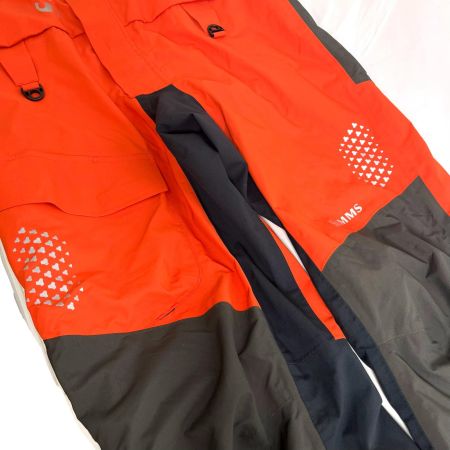  SIMMS フィッシングウェア チャレンジャー・インシュレーテッド・ビブ SIZE M オレンジ×ブラック