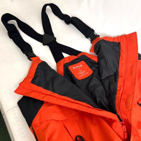  SIMMS フィッシングウェア チャレンジャー・インシュレーテッド・ビブ SIZE M オレンジ×ブラック
