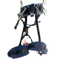 §§ MAMMUT マムート 4 Slide Harnes スライドハーネス クライミングハーネス ネイビー XS-M 程度A Aランク