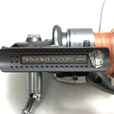  SHIMANO シマノ スピニングリール 02ツインパワー 8000PG キズ有 程度BC 外箱・ケース付 SC83P