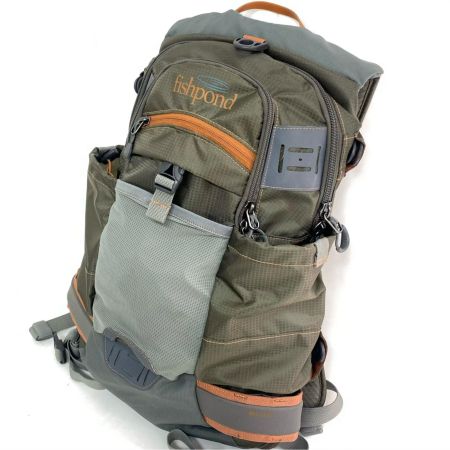  fishpond フィッシュポンド Ridgeline リッジライン バックバック グリーン×オレンジ 程度BC